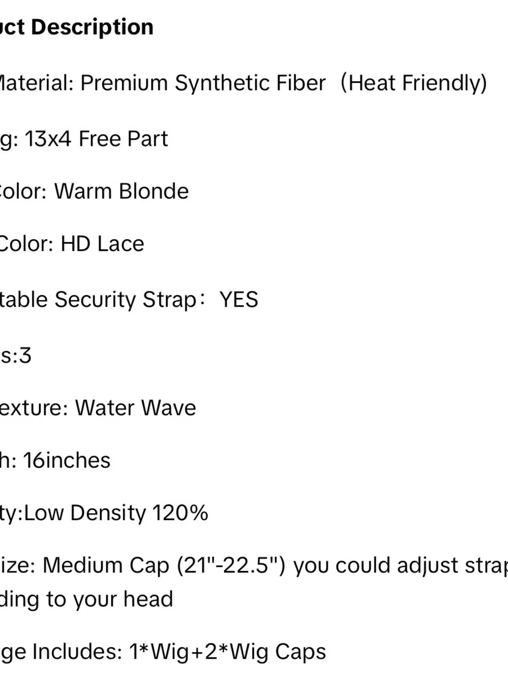 AISOM Honey Blonde Mila Lace Front Wig